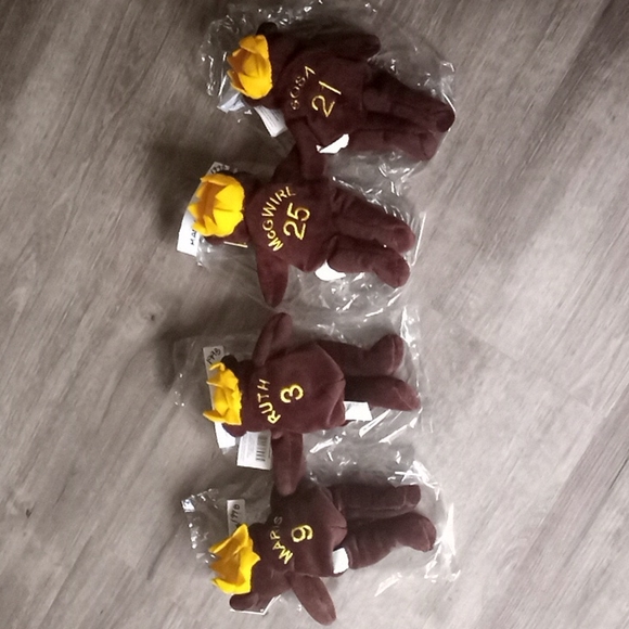 Vintage Salvino's Bamm Beano's (lot of 4) brown MLB beanies - Picture 2 of 4